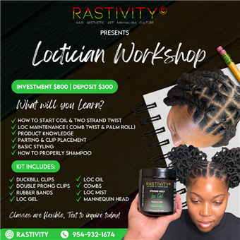 Loc Retwist Flyer, Loctician Flyer, Loc Special Flyer, Loc & Styles Flyer,  Book Now Flyer, Appointment Flyer, Social Media Flyer 